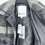Anthropologie NVLT Berber plaid oversized shirt jacket Shaket size Small Photo 3