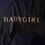 SheIn Black Baby Girl  T Shirt Photo 2