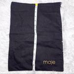 Maje  Black Drawstring Designer Dust Bag Luxury Small Medium 11” x 14” Photo 5