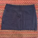 90s VTG LOW RISE GANGSTER STRIPE SUIT MINI SKIRT BOSS BABE Gray Size L Photo 0