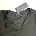 Funky Soul Black Blouse , Flared Sleeve, Elegant Casual, V Photo 6