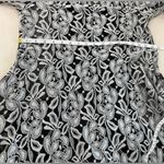 Free People  Flower Lace Slip Dress Black White
Size S Embroidered Half Sleeve Photo 4