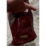 Cole Haan Dijon Wine Red Patent Leather Side Pocket Totebag 17"L x 6"W x 20"H Photo 4