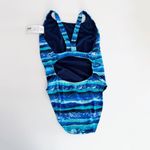 [Sporti] Wide Strap Blue Deepwater Racerback Competition Swimsuit NWT Size 40 Photo 3