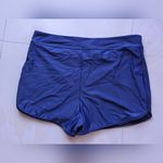 Women's Blue Short Mid Rise Swim Bikini Shorts Sommer Pool Lightweight Size XL Photo 9
