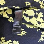 Topshop  Women’s Floral Wrap Long  Dress - Black/Bright Lime Green Sz 4 Photo 7