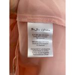 For Love & Lemons Gilded Star Mini Dress Size Medium Pink Silk Ruffle Cocktail Photo 7