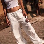 Urban Outfitters iets frans White Balloon Cargo Pants Photo 0