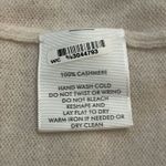 White + Warren Cream Beige Knotted Cashmere Knit Sweater Women's Size Large Photo 4