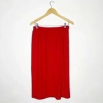 Pendleton Red Vintage Wool Blazer Skirt Suit Set Size 6 Photo 9