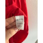 Solai Mini Dress Womens Large Cherry Red Linen Preppy Beachy‎ Coastal Resortwear Photo 3