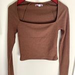 Urban Outfitters Brown outfitter brown square neck top! Size medium Photo 2