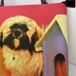 Bedazzled Dog Tote‎ Bag Puppy Purse 8" Handbag Photo 4