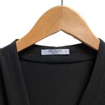 MM.LaFleur  Black Surplice Top Womens Size XL Casual 3/4 Sleeve Silhouette Casual Photo 6