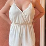 Forever 21  Cream Low Cut Romper Photo 0