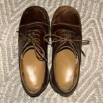 Dr. Martens 90s VTG Brown Leather Platform chuncky Shoes Photo 4