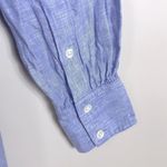 J.Crew  100% Linen Cabana Maxi Dress Long Sleeve Sz XS petite Photo 5