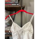 superdown  Rocky Denim Spaghetti Strap Bodysuit White Womens Size XS Photo 8