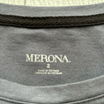 Merona  Dark Gray Workout Shirt Size 2 NWT Photo 5