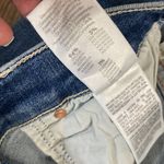 MOTHER THE INSIDER CROP STEP CHEW WASH DANCING ON COALS Hi Rise Kick Flare Ankle Blue Size 25 Photo 12