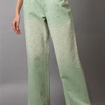 POL Embellishments Gradient Wide Leg Pants Photo 0