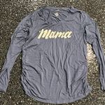 Sonoma Slate Blue Relaxed Long Sleeve Mama Maternity Pregnancy TShirt Large Photo 0