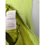 Collective the Label puff sleeve tie front mini dress in lime green US 4 Yellow Photo 4
