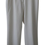 Ruby Rd Ruby Red Dress Pants Women Plus Size 14 White/Ivory Single Pleat Lined Photo 0