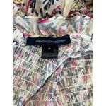 French Connection  Flores Verona Stretch Smocked Ruffled Mini Dress Womens Size M Photo 3