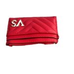 Victoria's Secret Victoria’s Secret Red Decorated Handbag With Card Holder Photo 4