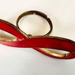 Pink and gold tone infinity ring Photo 5