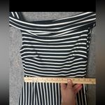Banana Republic  Woman‎ Size 0 Nwt Striped Off-Shoulder Midi Dress Photo 6