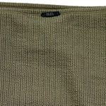 DKNY Women's Textured High Waist Bikini Bottom Swimsuit Moss Green Size L NWT Photo 5