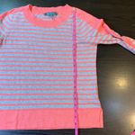 Title Nine Striped Pullover Sweater Women Medium Crew Neck Long Sleeve Casual Photo 9
