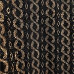 Laura Ashley Vintage Women’s Size Large Metallic Knit Top Black Gold Long Sleeve Evening Photo 3