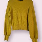 Marc New York  Mustard Yellow Knit Sweater Medium Photo 0