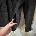 BLANK NYC - cropped black denim jacket with raw hem detail. Size small. NWOT! Photo 3