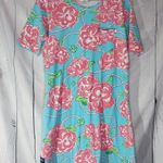 Simply Southern  Bloom Floral Pearl Pocket T Shirt Dress Photo 0
