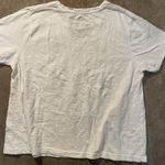 Disney  Shirt Womens Sz Large Mickey Mouse White Tshirt Short Sleeve Pose Photo 2