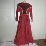 Gunne Sax Vintage Black Label 1960's Corset Tapestry Renfair Renaissance Dress 5 Photo 4