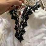 LA Hearts  Lace Up Romper White Coverup S Photo 7