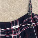 All in Favor  Red Black Game day Wide Leg Jumpsuit Photo 2