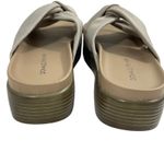 Donald J Pliner Freea‎ Sandals Women's 9 Platform Knot Slide Beige Casual Shoes Tan Photo 4