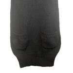 Piazza Sempione Short Sleeve 100% Wool Short Sleeve Black Knit Dress Size IT 42 Photo 3