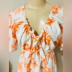 Sim & Sam  made in India ORNG IVY POPLIN PRINT MINI dress Photo 5