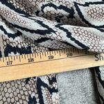 CAbi Serpentine Blouse Beige Brown Snakeskin Print Long Sleeve Womens S Pullover Photo 11
