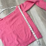 Abercrombie & Fitch Sweatshirt off shoulder vintage womens Pink (medium) casual Photo 5
