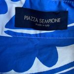 Piazza Sempione  Collared Poplin Shirt Dress Florals *No Belt* Made in Italy Photo 3