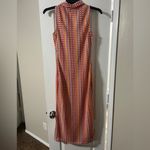 Lulus  Pink and White Striped Midi Dress Photo 3