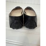 Michael Kors Black Leather Flats Casual Career Simple Work Office Womens Sz 7.5 Photo 3